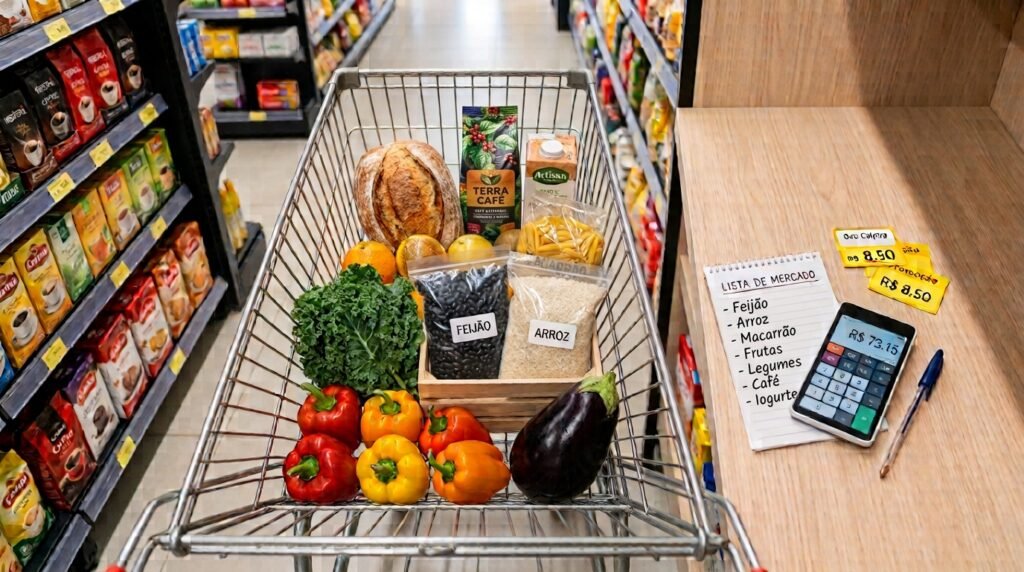 Como economizar dinheiro no supermercado com planejamento